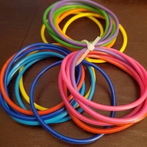 Neon rubber  bracelets